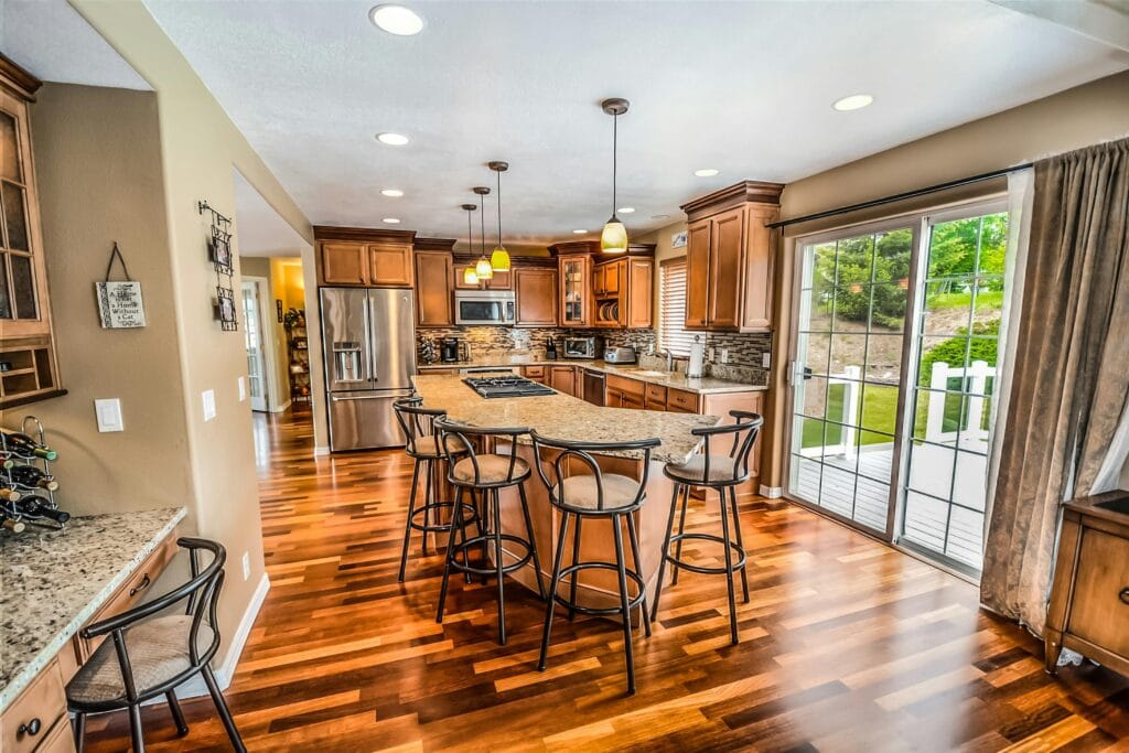 monluk home renovations, kitchen design, modern kitchen featuring wooden floors